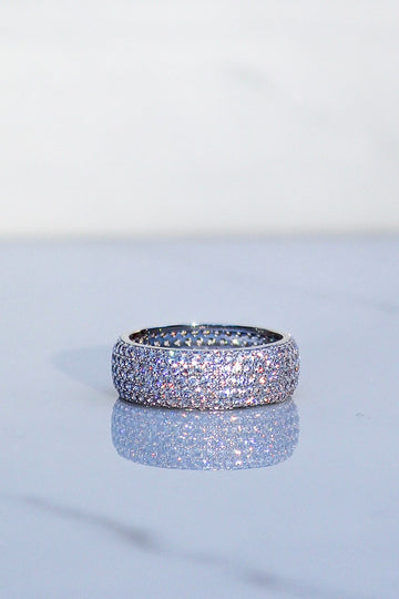 MINI BILLIONAIRE RING- STERLING SILVER